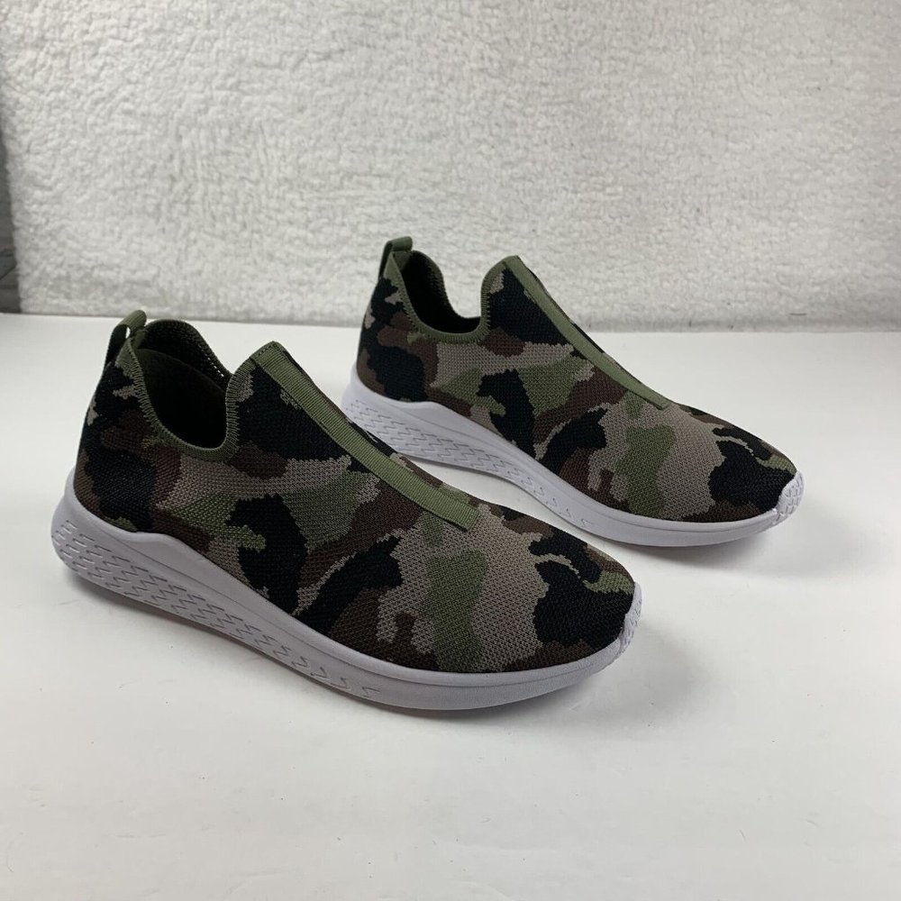 Urban Sport by J/Slides Dalila Slip-on Sneakers Shoes Womens 10W Camo/White 7934